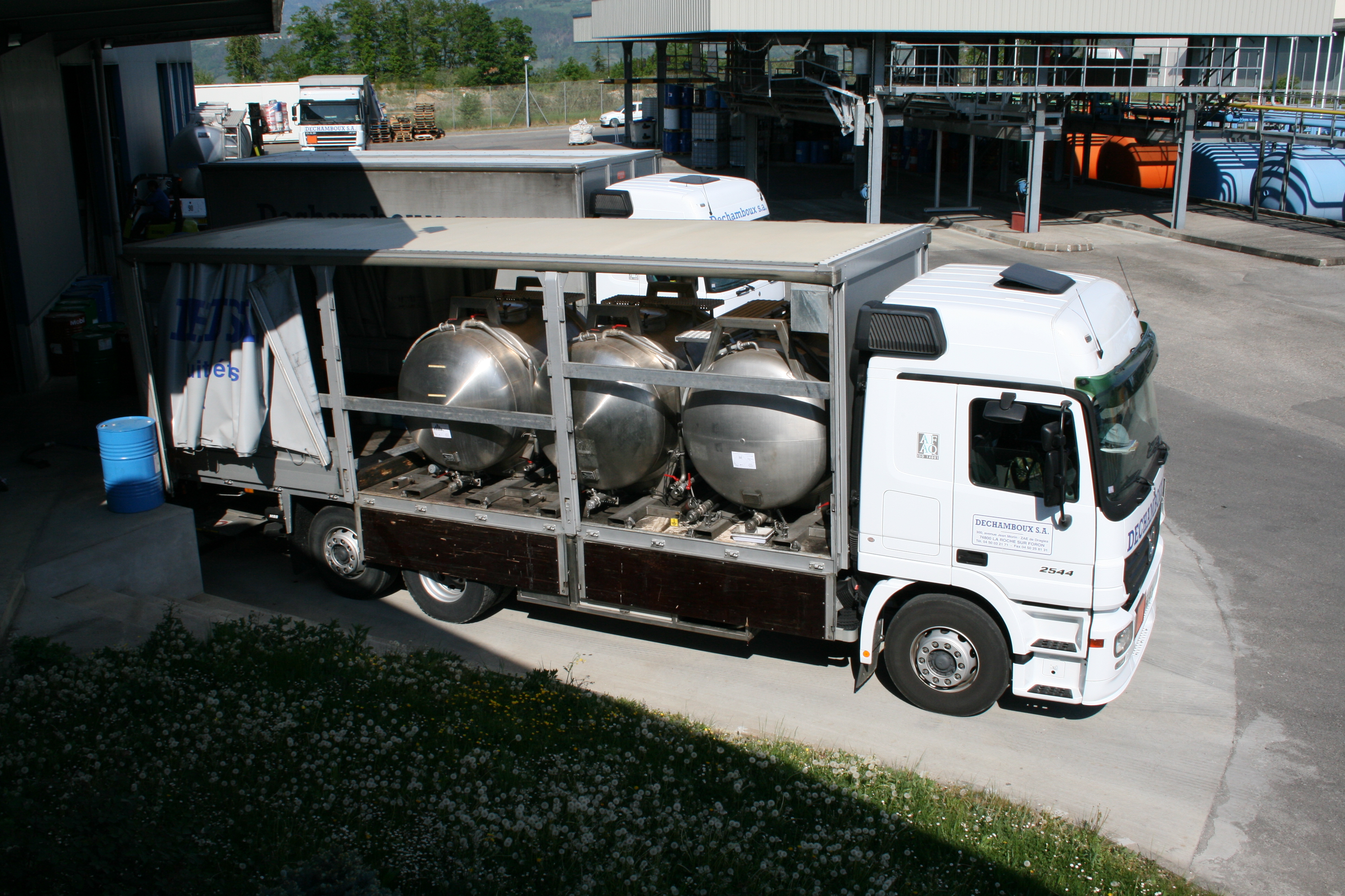 Transport du gaz butane conditionné